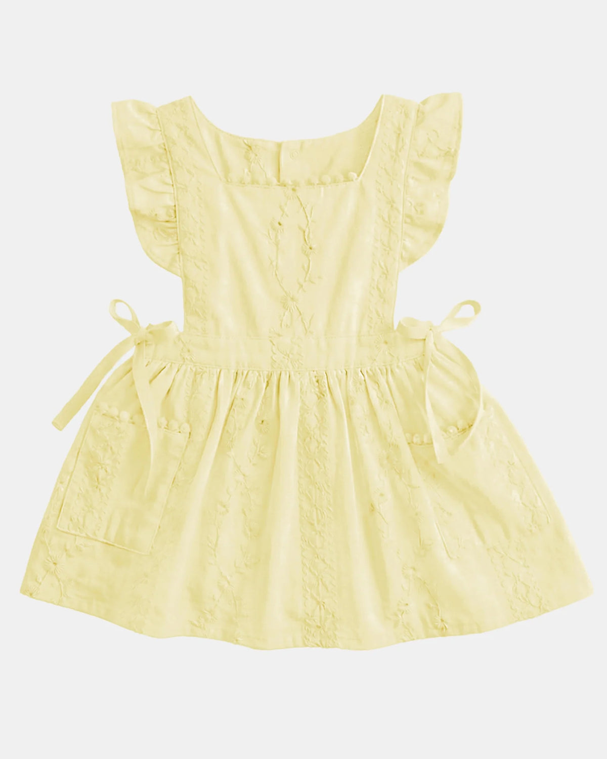 Toshi Baby Pinafore Florence - Lemon