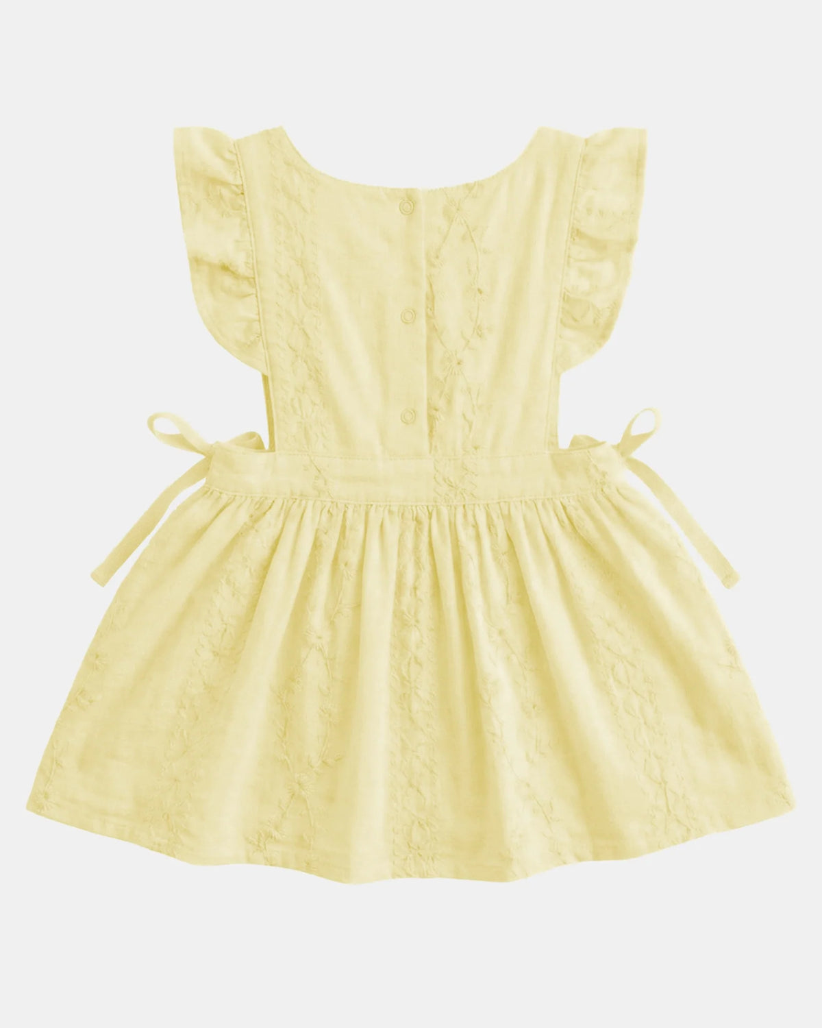 Toshi Baby Pinafore Florence - Lemon
