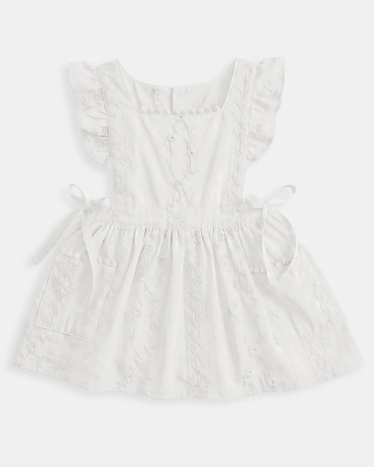 Toshi Baby Pinafore Florence - Vanilla