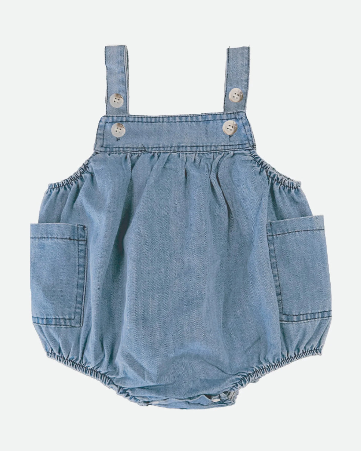 Toshi Baby Romper Bubble - Denim