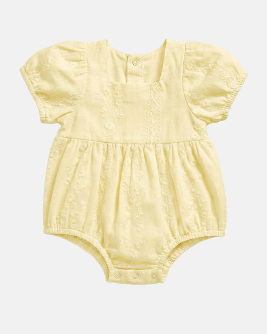 Toshi Baby Romper Florence - Lemon