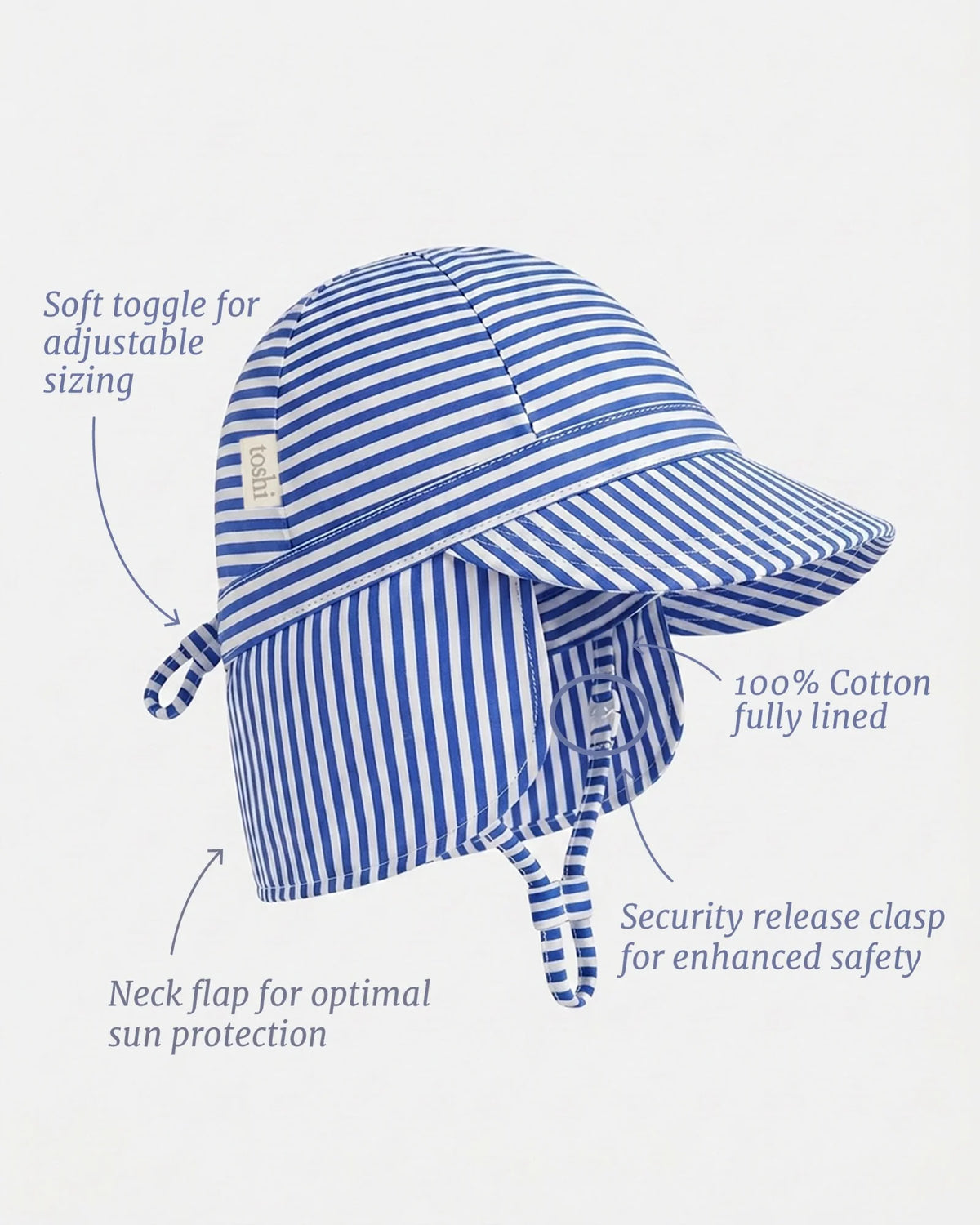 Flap Cap Mini - Capri