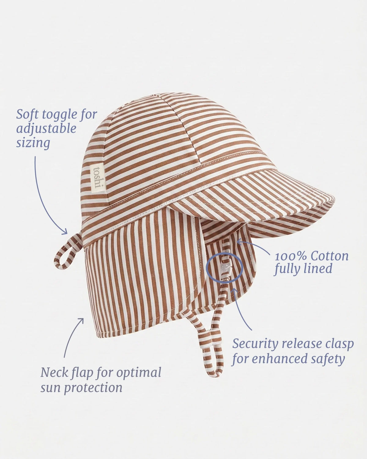 Flap Cap Mini - Mocha