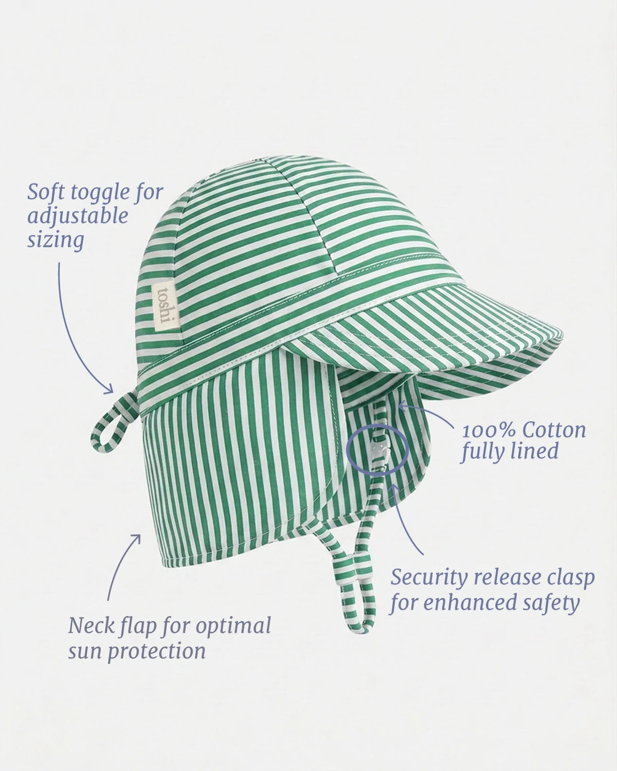 Flap Cap Mini -  Pistachio