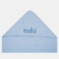 Toshi hooded Baby Bath Towel Yummy - Bluebell