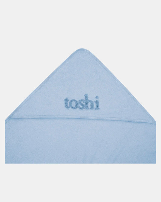 Toshi hooded Baby Bath Towel Yummy - Bluebell