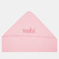 Toshi Hooded Baby Bath Towel Yummy - Misty Rose