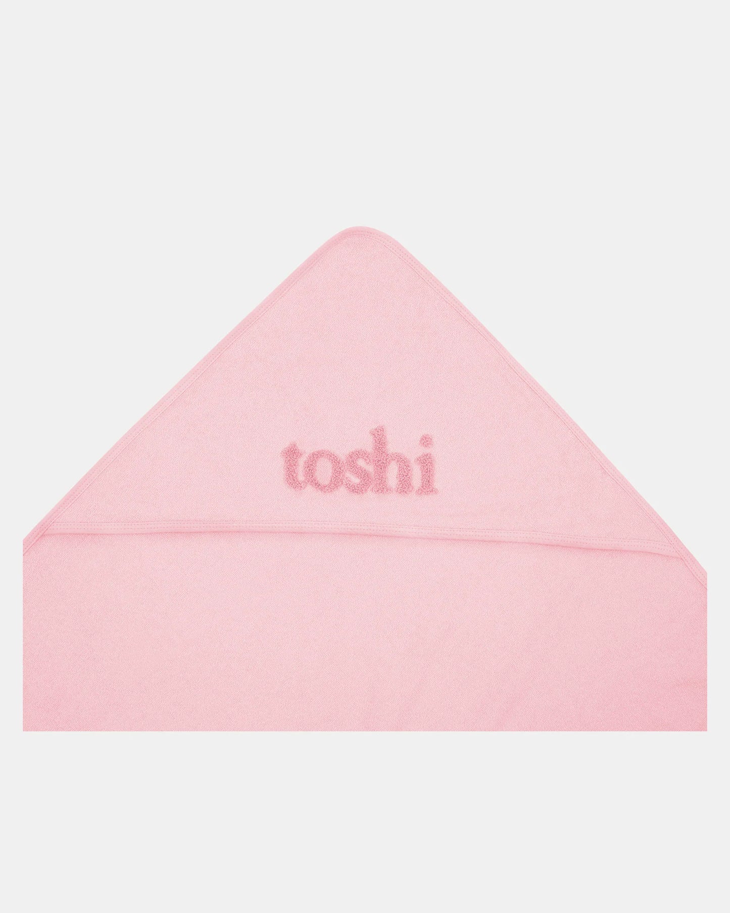 Toshi Hooded Baby Bath Towel Yummy - Misty Rose