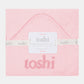 Toshi Hooded Baby Bath Towel Yummy - Misty Rose