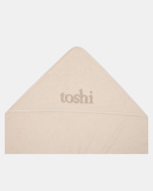 Toshi Hooded Baby Bath Towel Yummy - Oatmeal