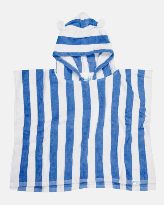 Toshi Hooded Towel - Capri Stripe
