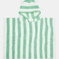 Toshi Hooded Towel - Seagrass Stripe