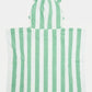 Toshi Hooded Towel - Seagrass Stripe