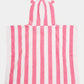 Toshi Hooded Towel - Watermelon Stripe