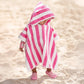 Toshi Hooded Towel - Watermelon Stripe