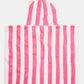 Toshi Hooded Towel - Watermelon Stripe