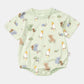 Toshi Onesie S/S Bubble Arcadia - Gumnut Babies Eucalypt