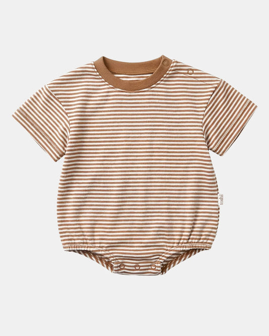 Toshi Onesie S/S Bubble Mini - Mocha