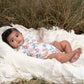 Toshi Matilda Onesie S/S  - Waratah Down