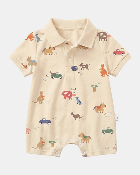 Toshi Onesie S/S Polo Arcadia - Station Hands