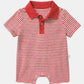 Toshi Onesie S/S Polo Mini - Lobster