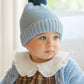 Organic Beanie Bobby - Bluebell