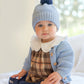 Organic Beanie Bobby - Bluebell