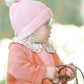 Organic Beanie Bobby - Misty Rose