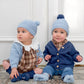 Toshi Organic Snowy Beanie - Bluebell