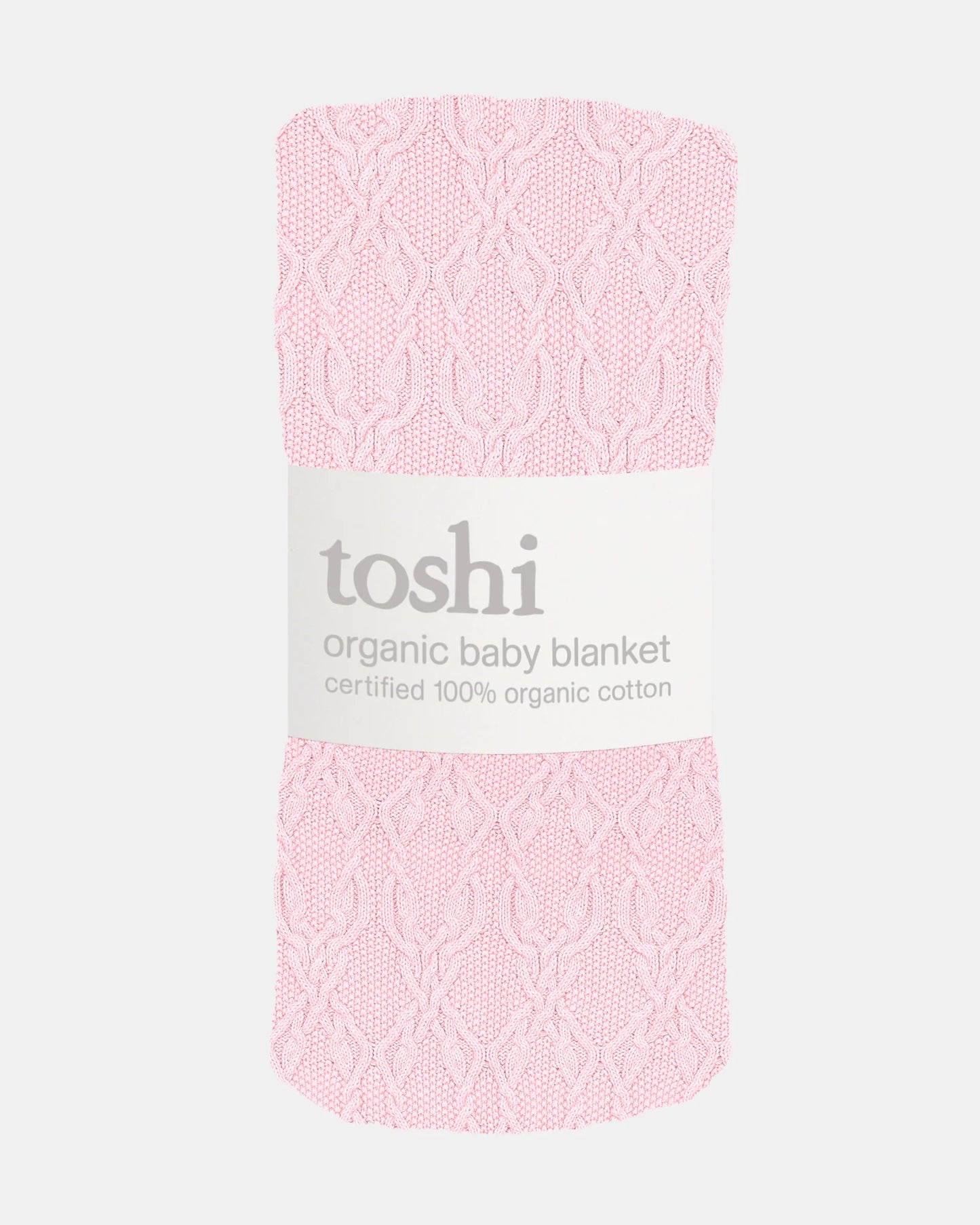 Organic Blanket Bowie - Misty Rose