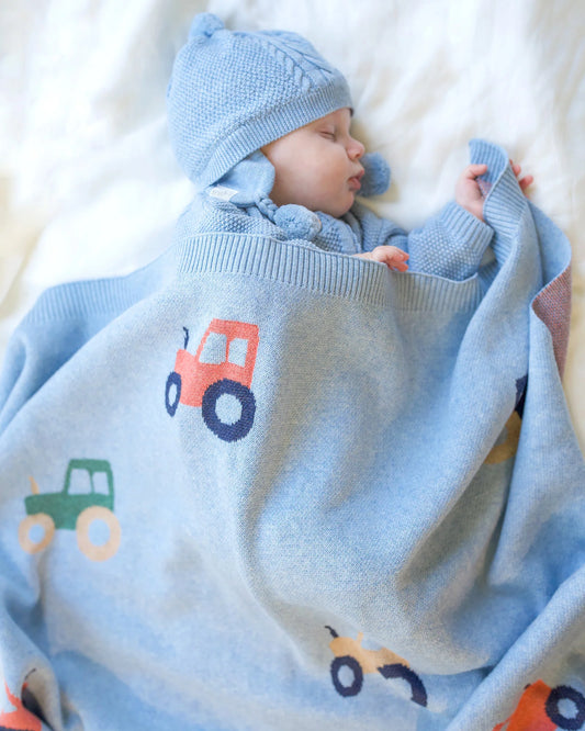 Organic Blanket Mystical - Tiny Tractors