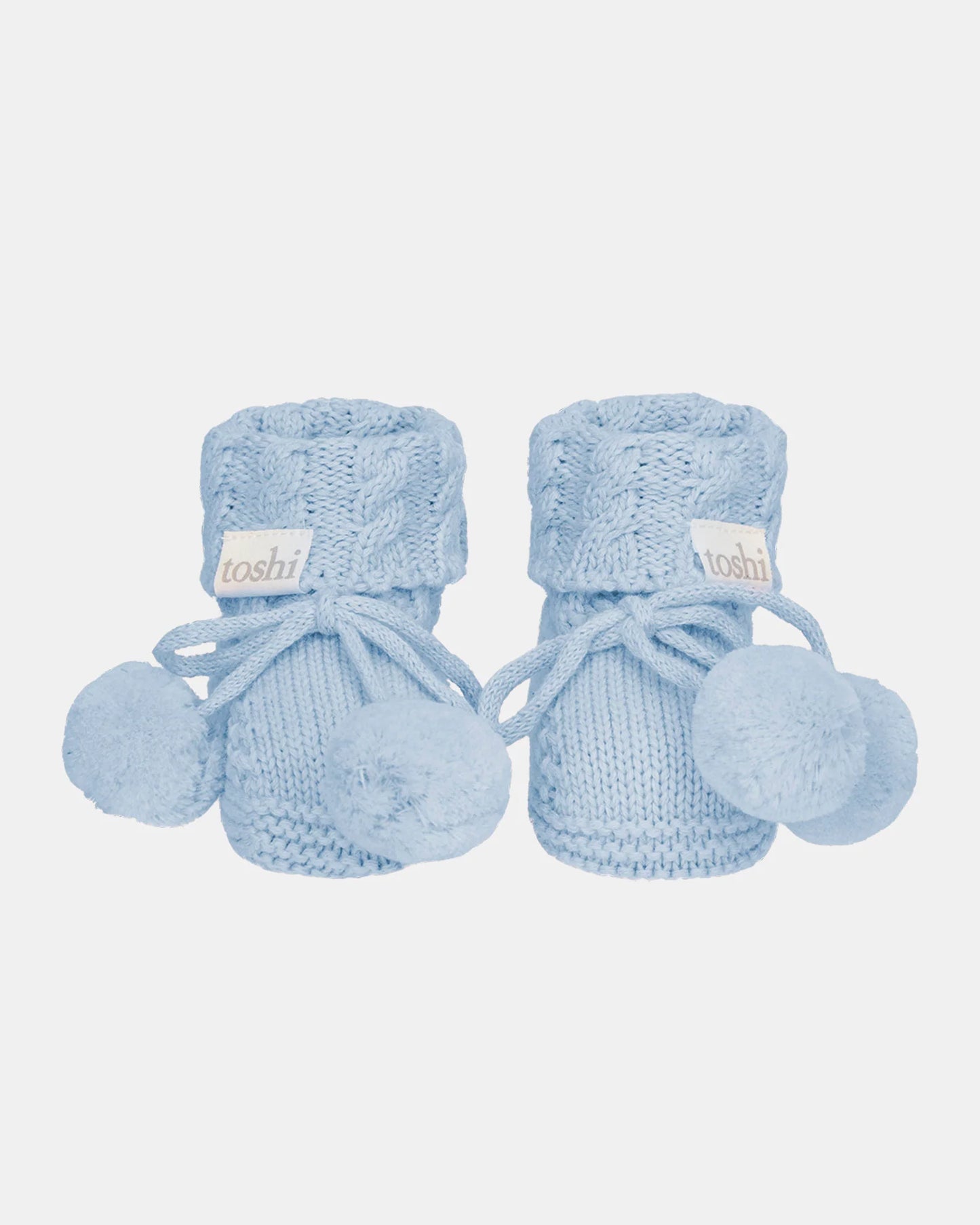 Toshi Organic Booties Yummy - Bluebell