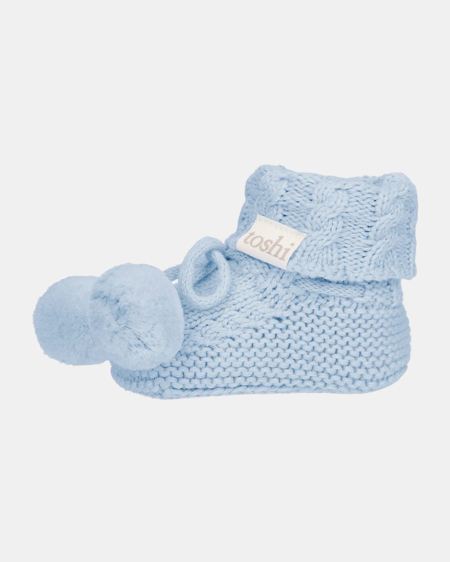 Toshi Organic Booties Yummy - Bluebell