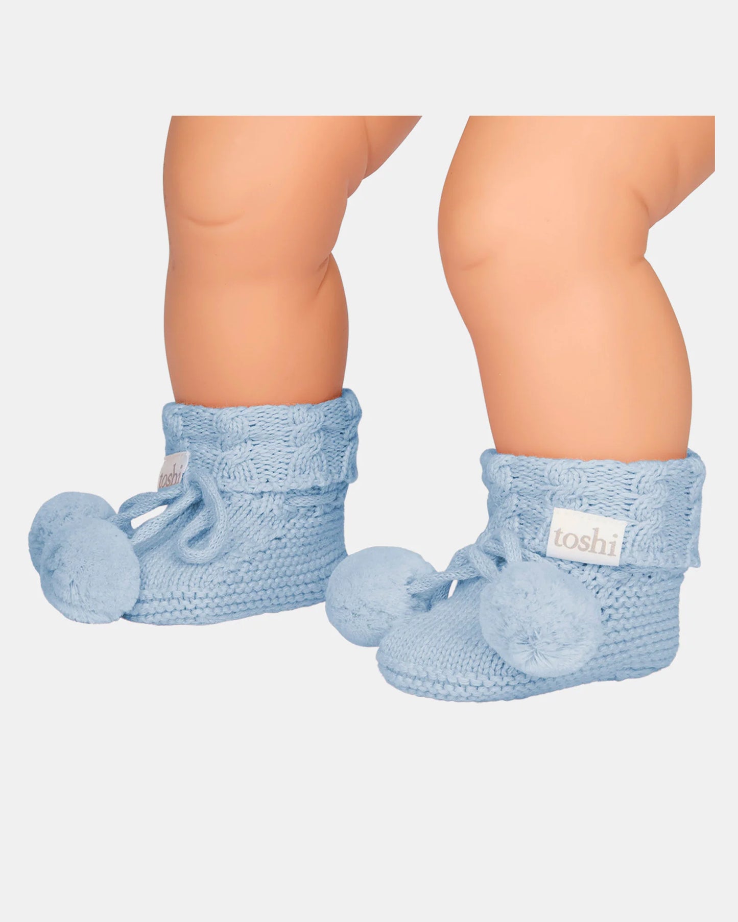 Toshi Organic Booties Yummy - Bluebell