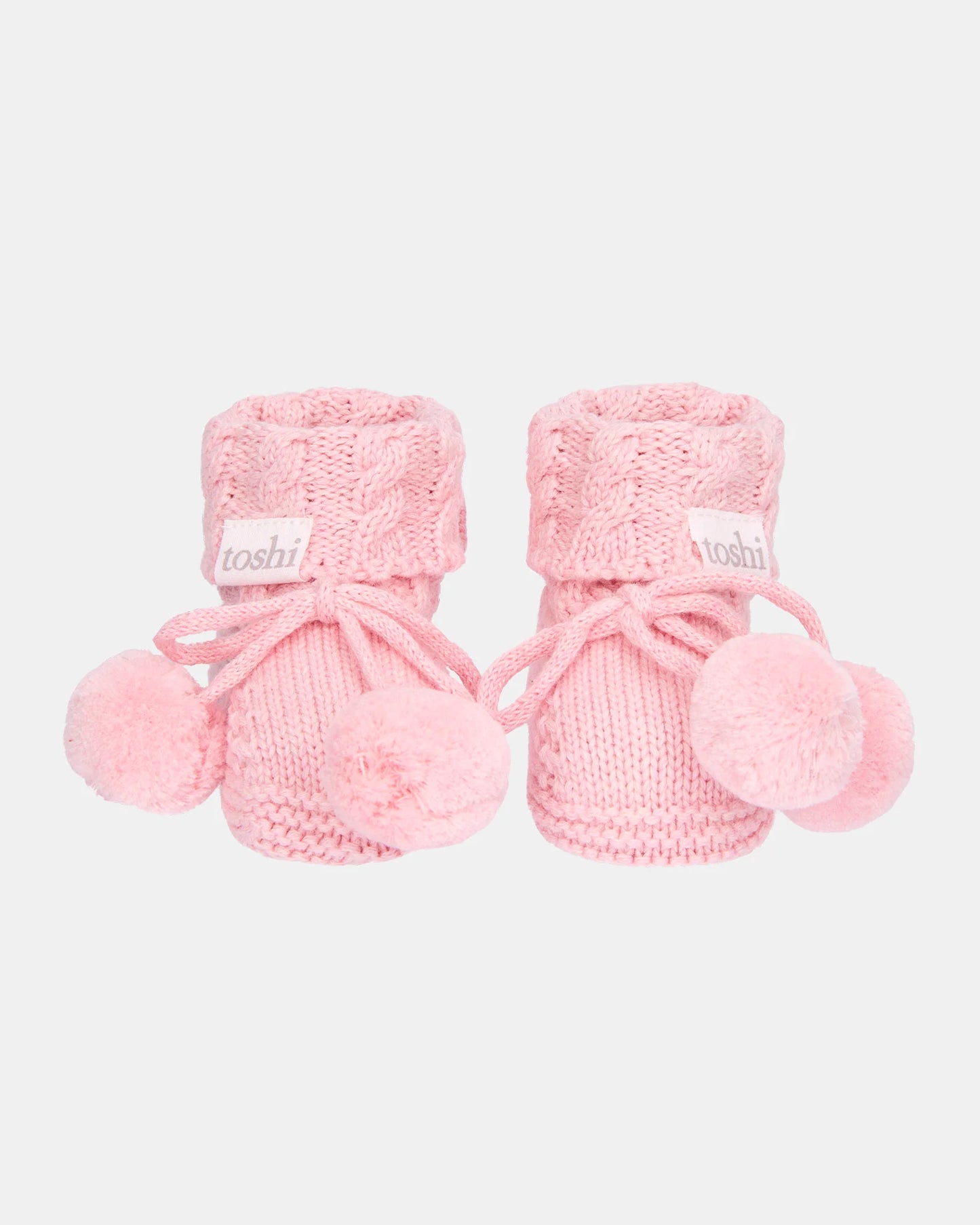 Toshi Organic Booties Yummy - Misty Rose
