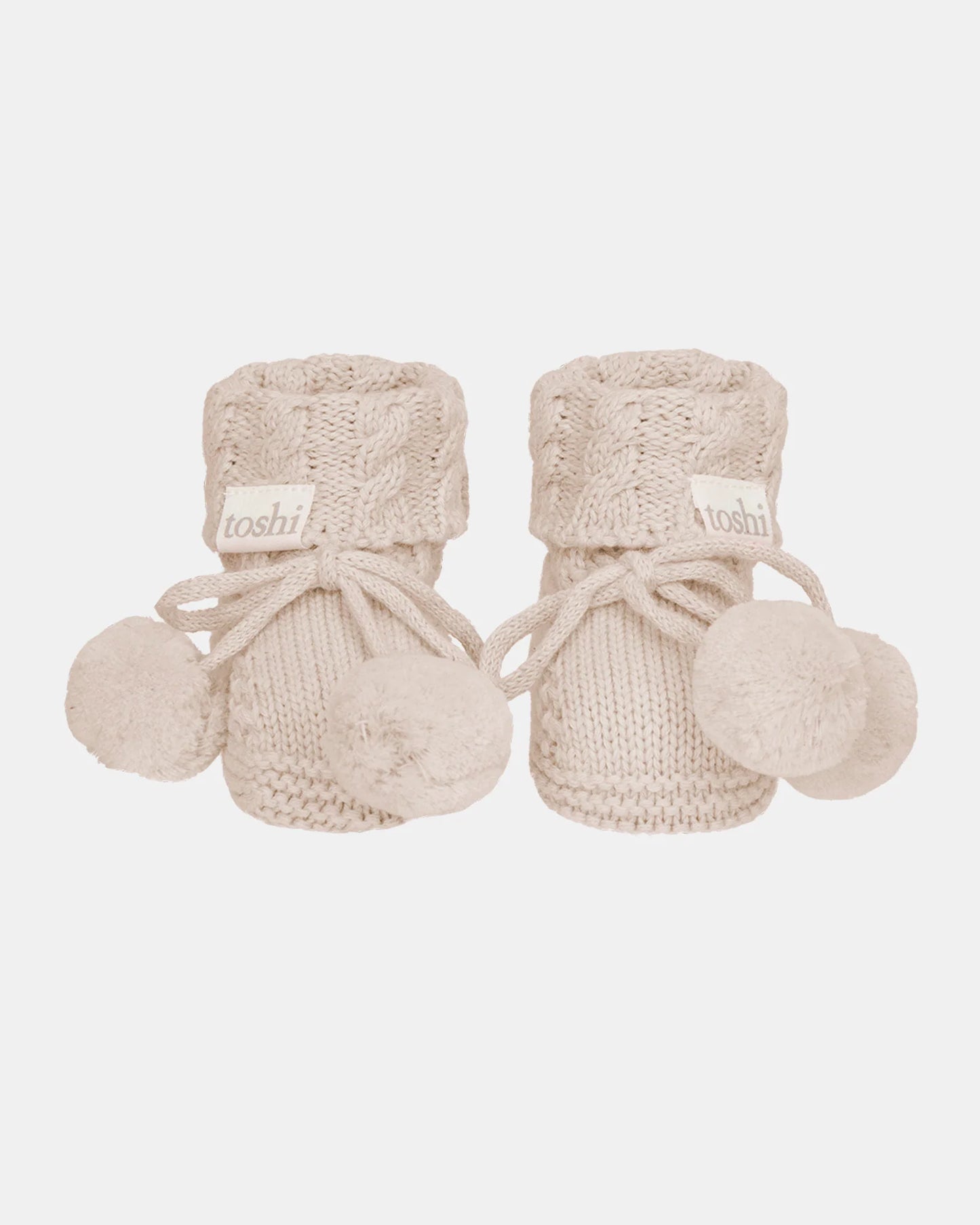 Toshi Organic Booties Yummy - Oatmeal