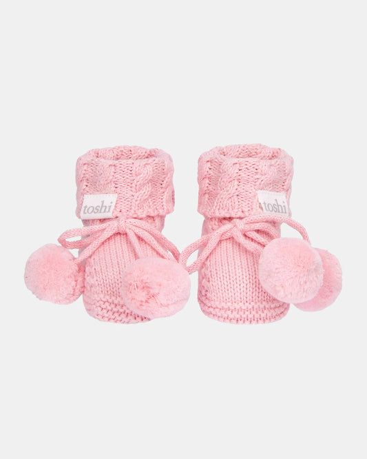 Toshi Organic Booties Yummy - Snow Blossom