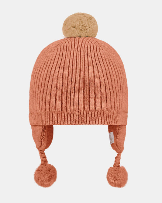 Organic Earmuff Beanie Bobby - Tumbleweed