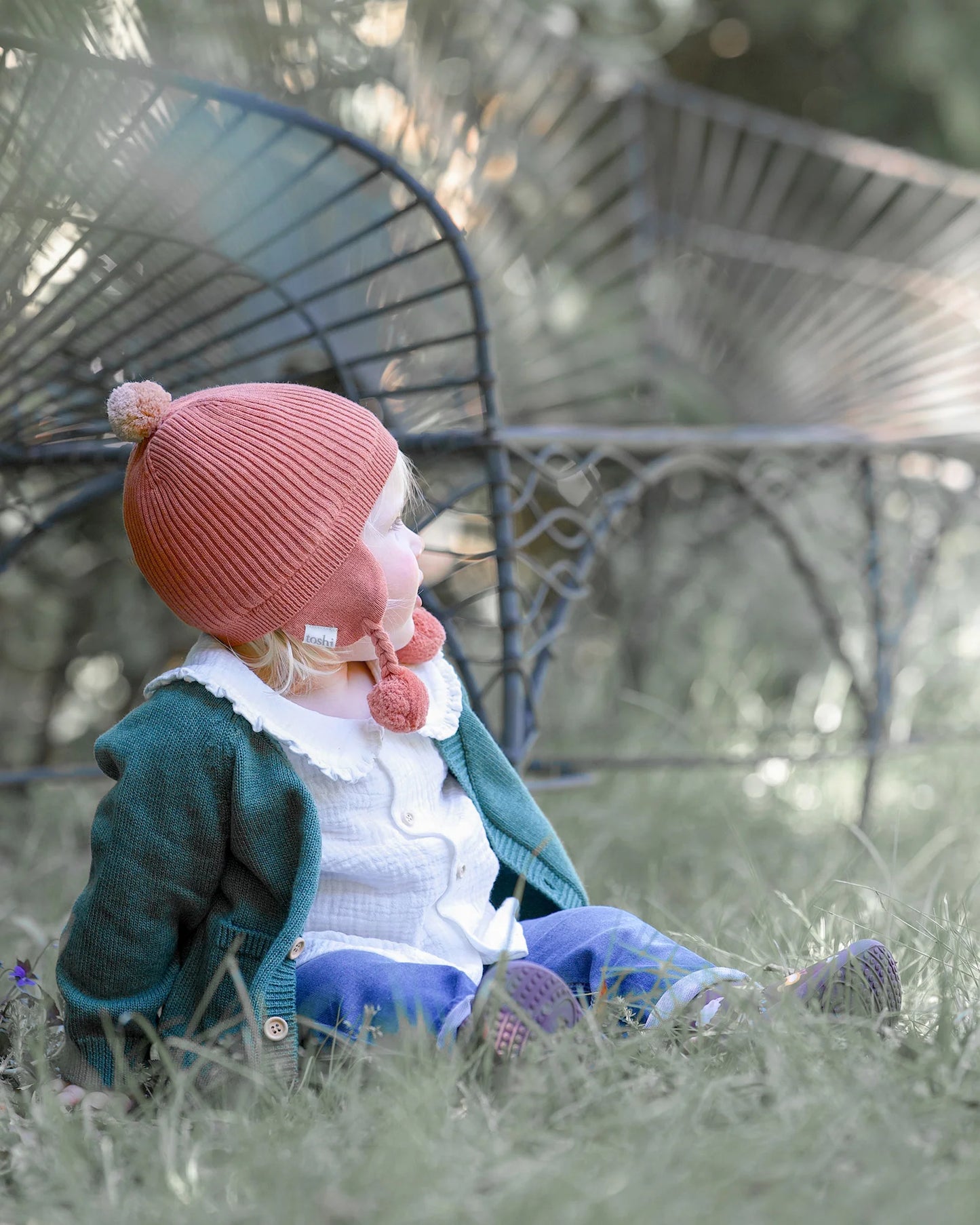 Organic Earmuff Beanie Bobby - Tumbleweed