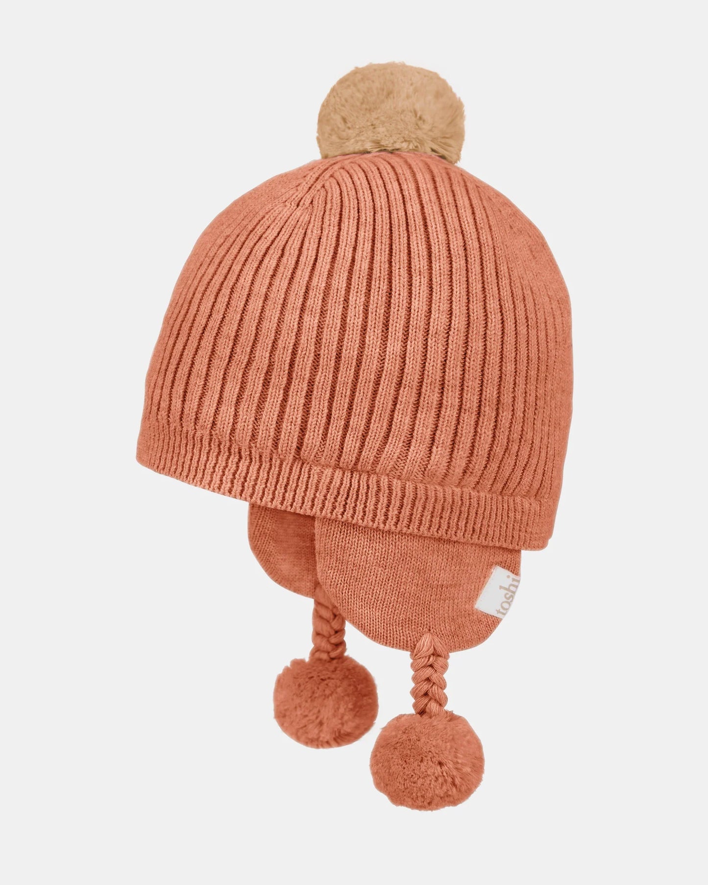 Organic Earmuff Beanie Bobby - Tumbleweed