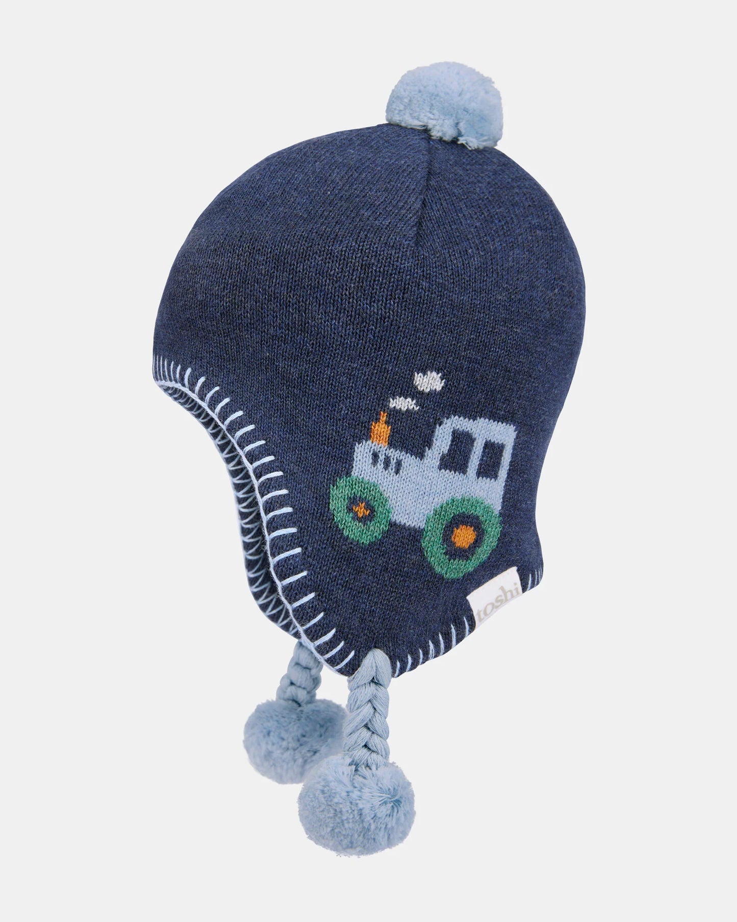 Organic Earmuff Beanie Mystical Tiny Tractors