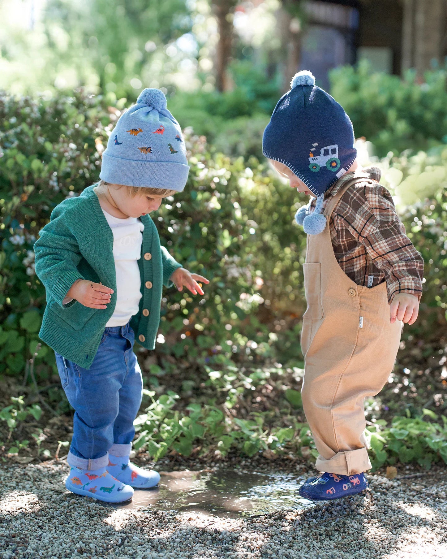 Organic Earmuff Beanie Mystical Tiny Tractors