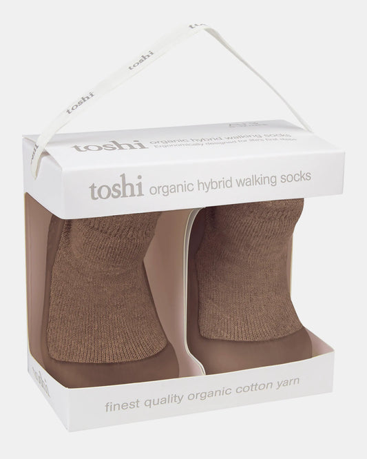 Toshi Hybrid Walking Socks - Peppercorn