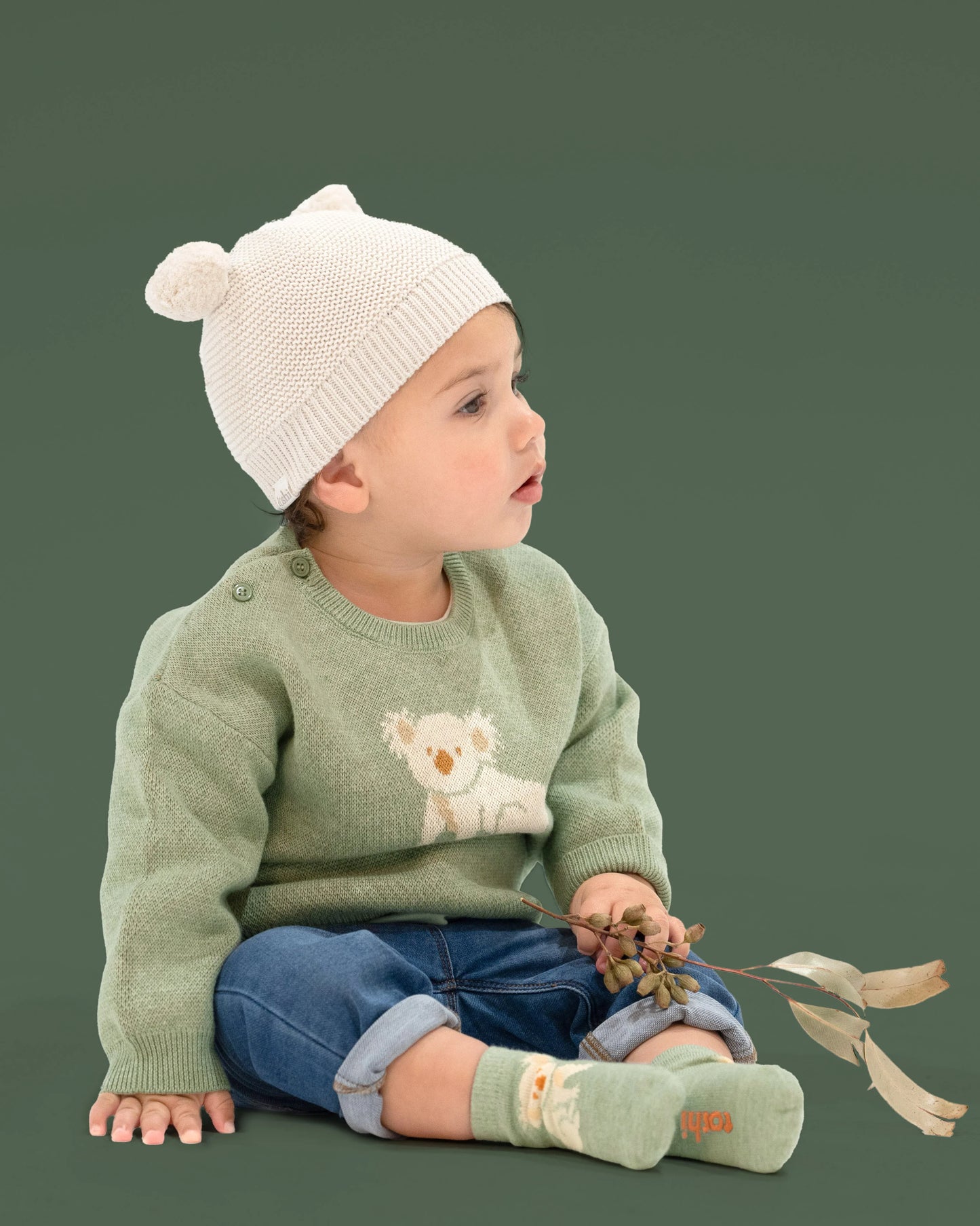 Toshi Organic Ankle Socks - Koala