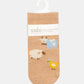 Toshi Organic Ankle Jacquard Socks - Farm Buddies