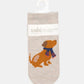 Toshi Organic Ankle Jacquard Socks - Puppy Dog