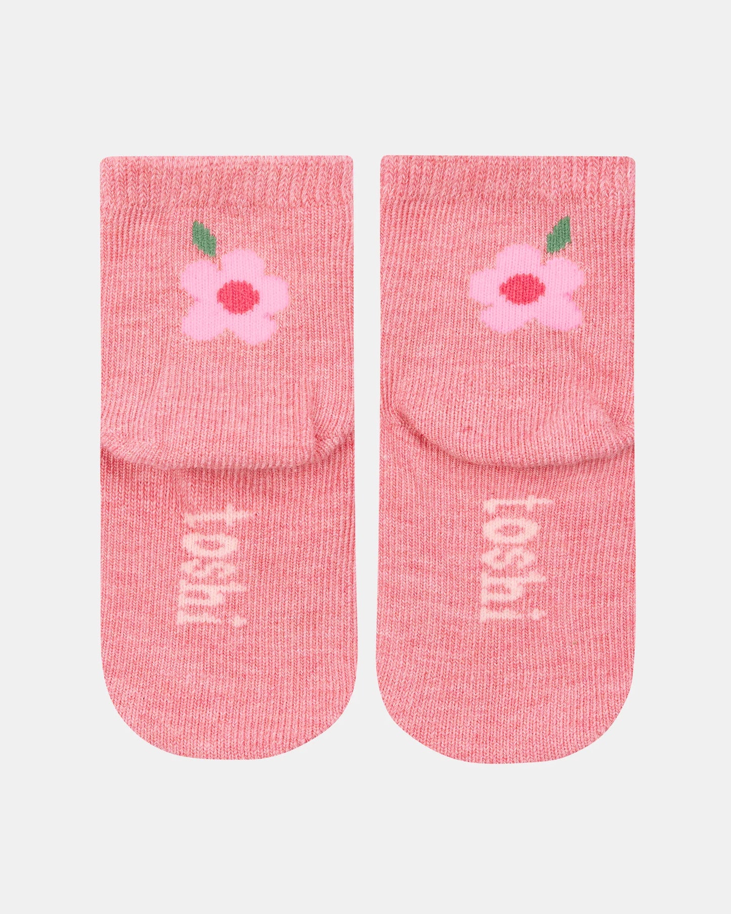 Toshi Organic Ankle Jacquard Socks - Rosie Posie