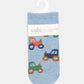 Toshi Organic Ankle Jacquard Socks - Tiny Tractors