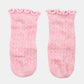Toshi Organic Socks Knee Frilly Lace - Misty Rose