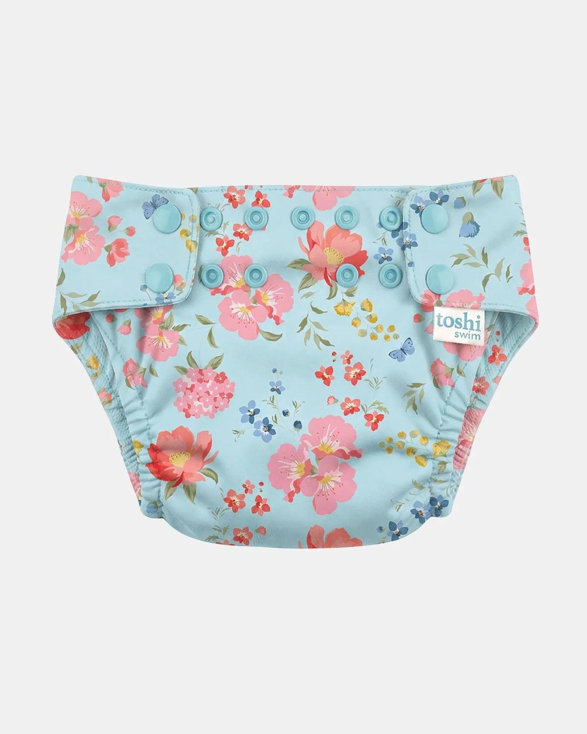 Toshi Reusable Swim Nappy Twinkle - Aqua Garden
